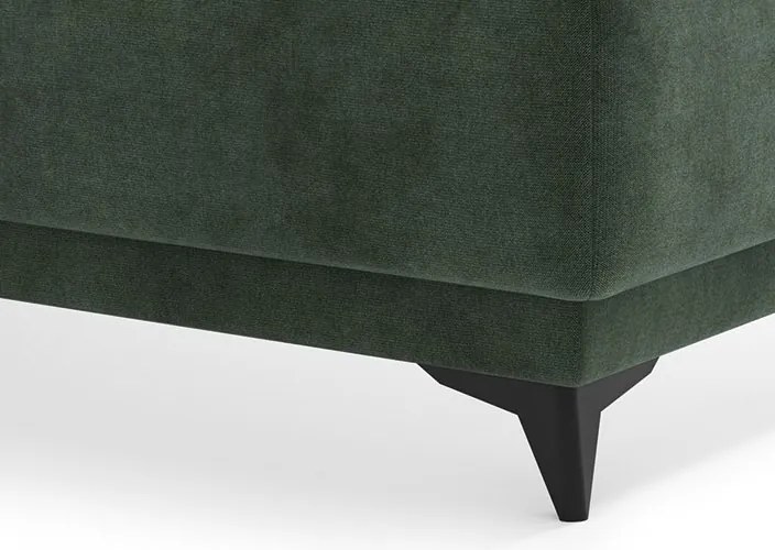 Posteľ Kalla 140x200 cm, fľaškovo zelená látka