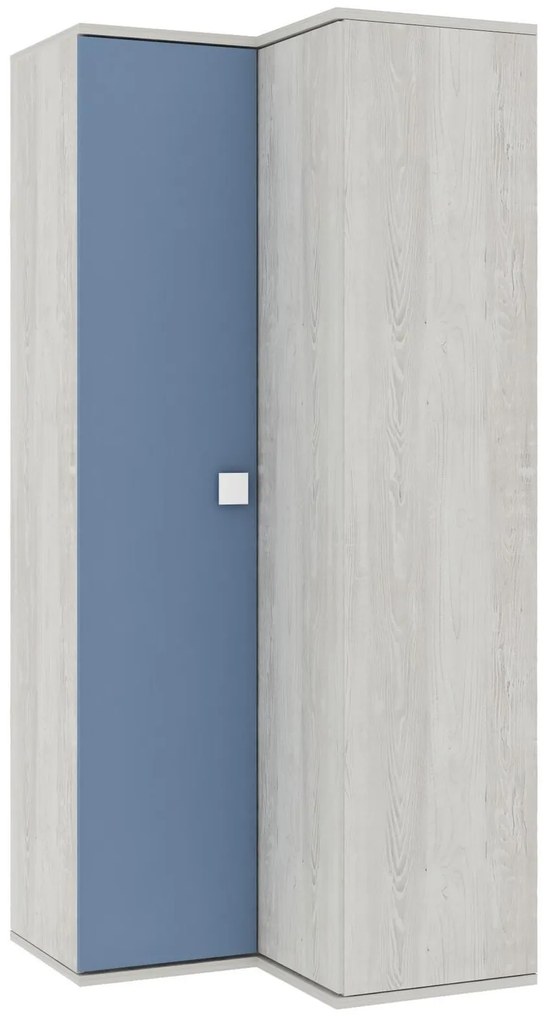 Poschodová posteľ s priestorom Reversi - smoky blue