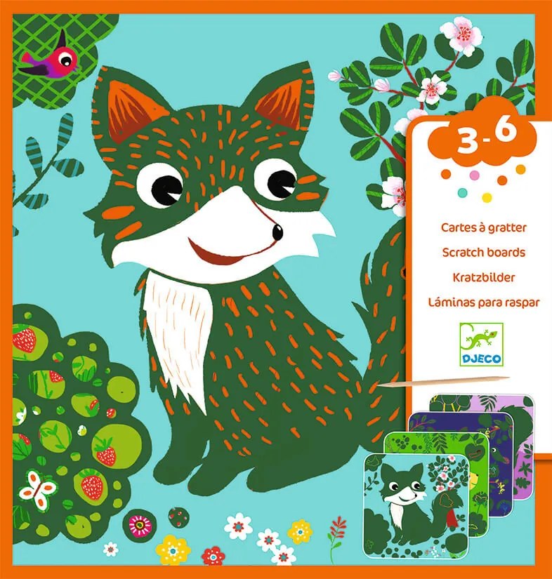 Vyškrabávanie – Zvieratá z lesa