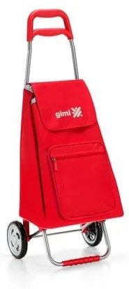vileda Gimi nákupná taška na kolieskach Argo červená 45 l