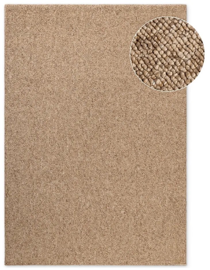 Svetlohnedý prateľný koberec 200x290 cm Rocco Caramel – Elle Decoration