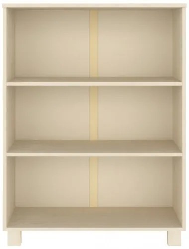 vidaXL Knižnica medovo-hnedá 85x35x112 cm masívne borovicové drevo-