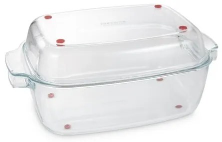TESCOMA Pekáč s poklopom GrandCHEF 40 x 26 cm, sklenený , L