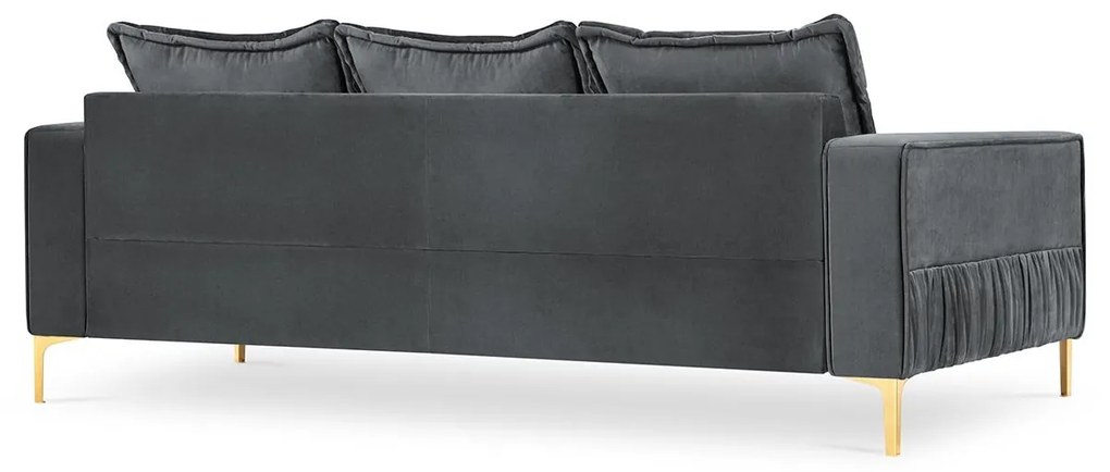 Trojmiestna zamatová pohovka Triomphe 216 × 98 × 85 cm