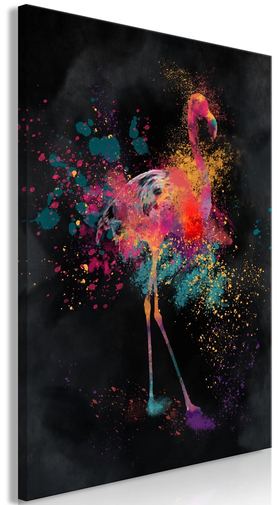 Artgeist Obraz - Flamingo Colour (1 Part) Vertical Veľkosť: 40x60, Verzia: Premium Print