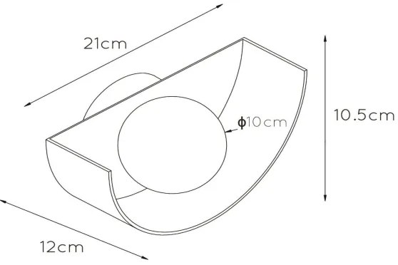 Lucide 45201/01/30 - Nástenné svietidlo BENNI 1xG9/28W/230V čierna