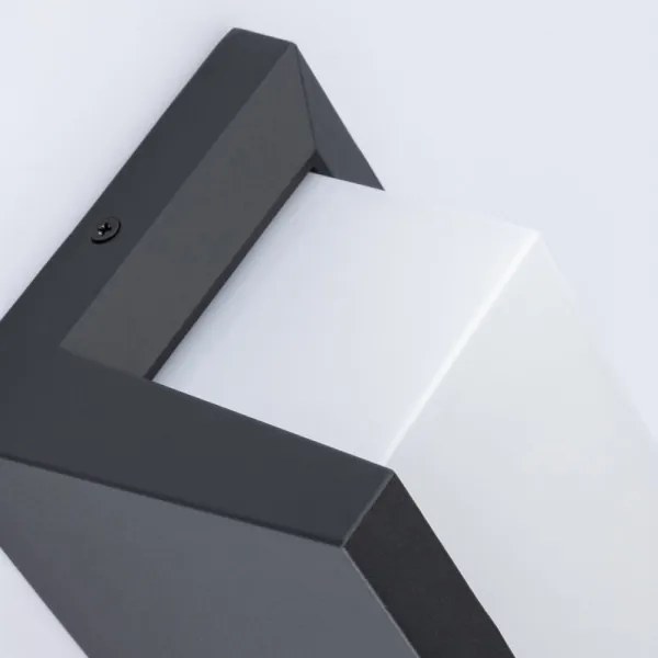 Vonkajšie nástenné svietidlo NEELY 1xE27/60W/230V IP54 antracit