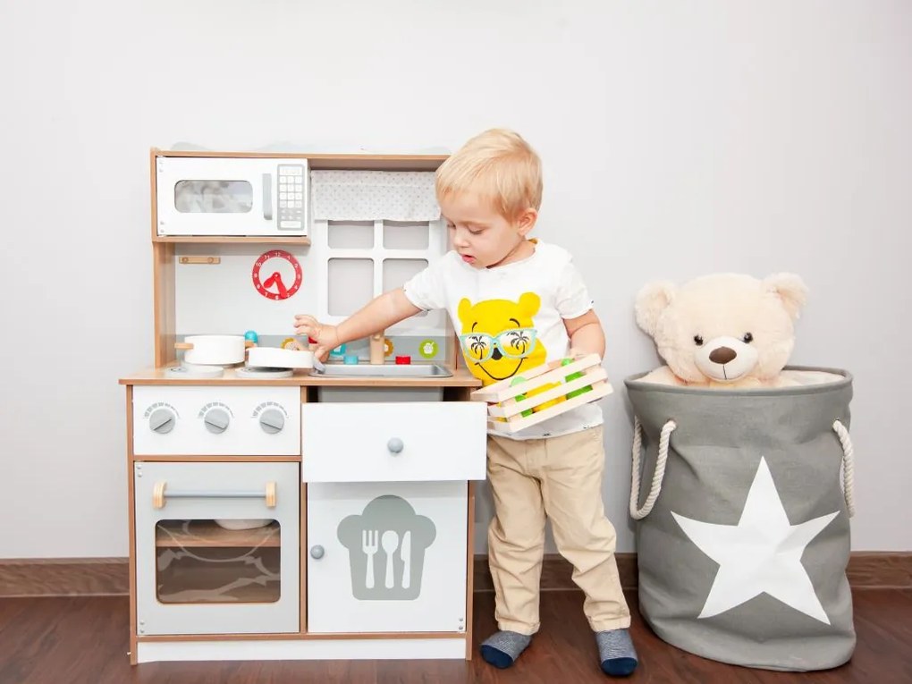 Drevené detské kuchynské doplnky ECOTOYS