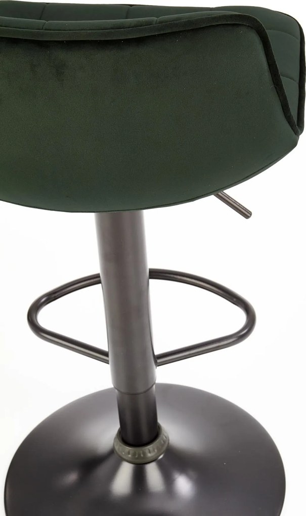 Barová stolička DÁŠENKA - zelená - výškovo nastaviteľná
