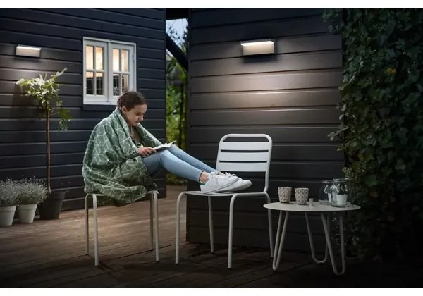 Philips - LED Vonkajšie nástenné svietidlo BUSTAN LED/3,8W/230V 2700K IP44