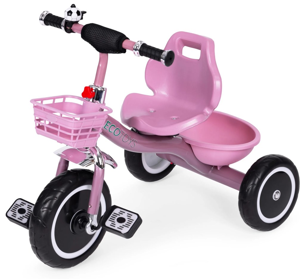 Dětská tříkolka/odrážedlo ECOTOYS HEAVEN růžová