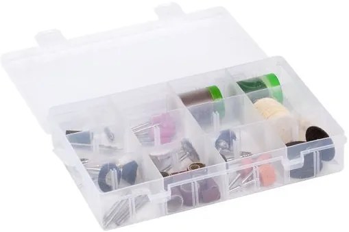 Triediaci organizér, úložný box na drobnosti, 15 priehradiek BRICO, 27x19x4