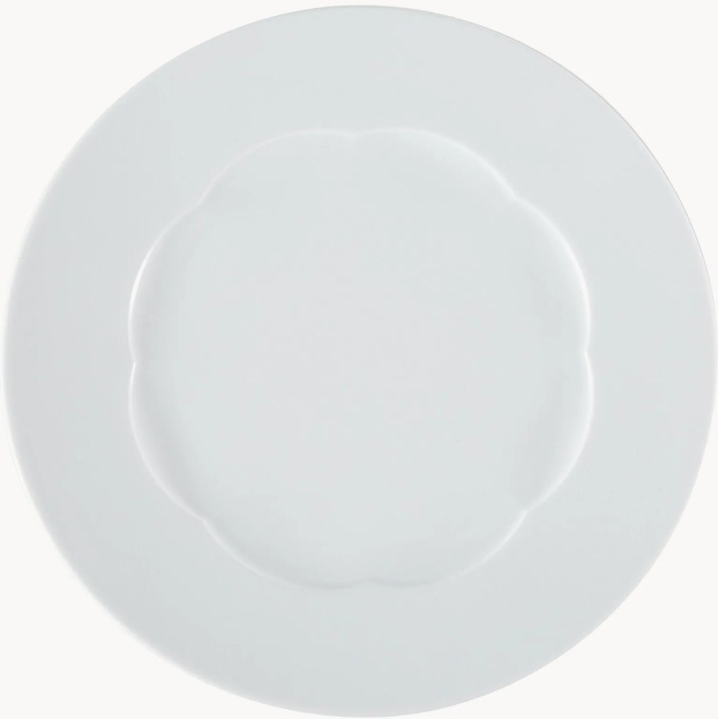 Porcelánové plytké taniere Sonetto, 6 ks