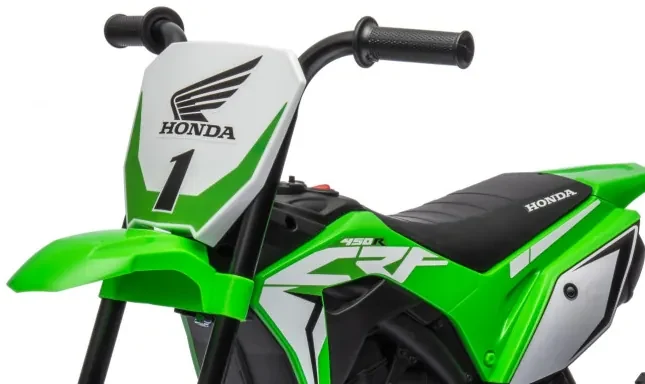 Elektrická motorka HONDA CRF 450R zelená