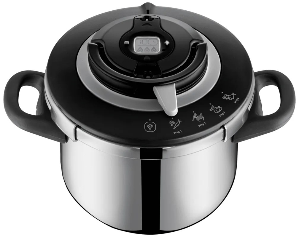 Sada tlakových hrncov Tefal Clipso+ CHEF 6 a 4,5 l P4552030 Nerezový/Čierny