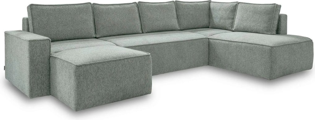 XXXLutz SEDACIA SÚPRAVA, textil, zelená MID.YOU - Sedačky - 001454003630
