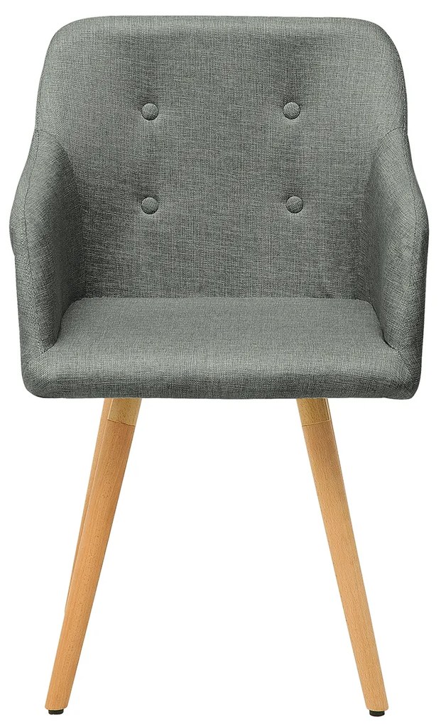 Stolička Scandinavia štruktúra lakťovej opierky šedá