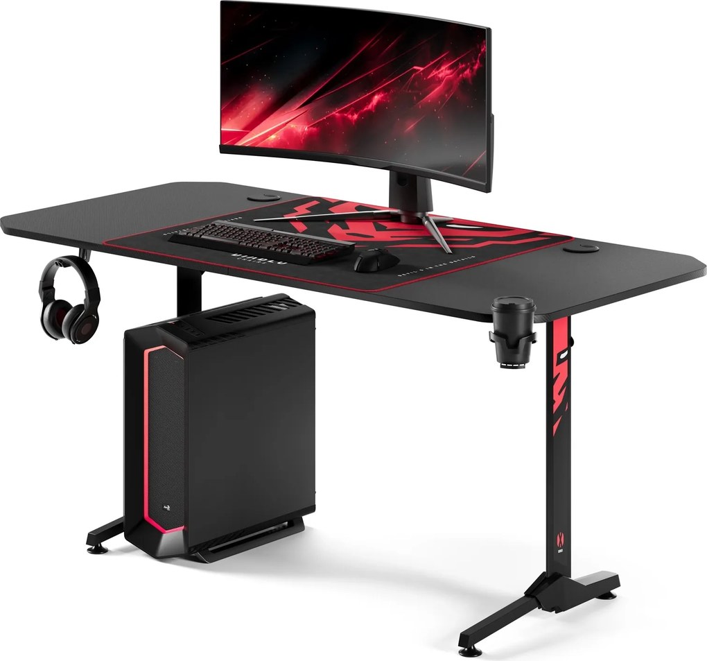 Herný stôl 160 cm čierny: Diablo X-Mate 1600