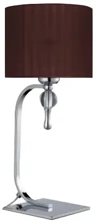 Retro stolová lampa Impress hnedá