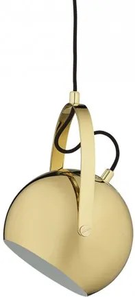 Ball with Handle brass, závěsné svítidlo Ø18 cm,mosaz Frandsen lighting 5702410207226