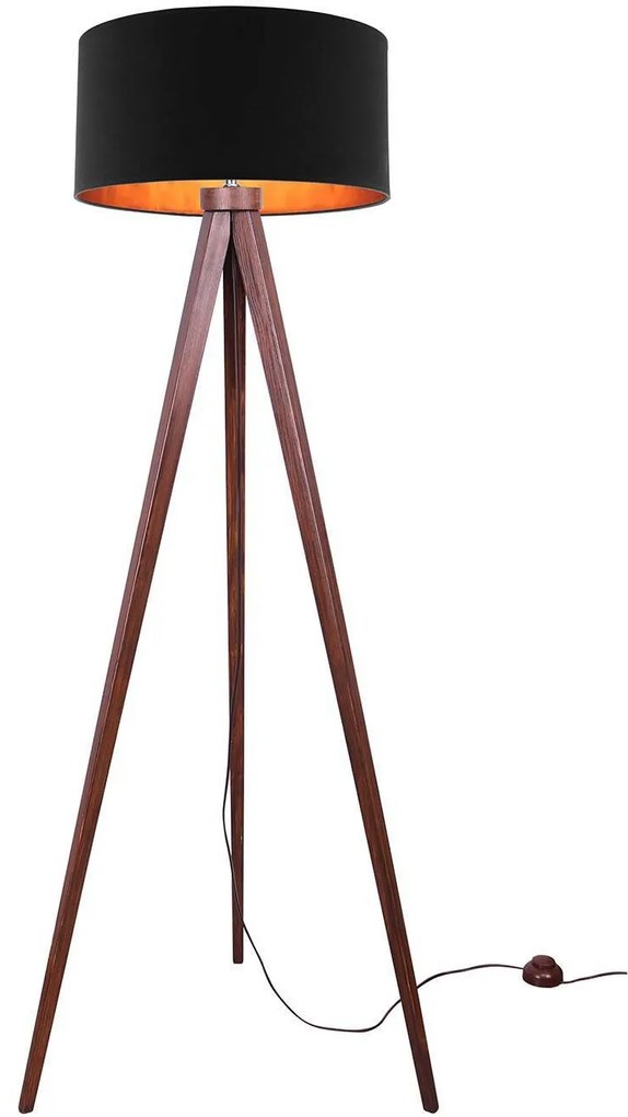 Stojacia lampa Shade, 1x textilné tienidlo (výber zo 4 farieb), (výber zo 4 farieb konštrukcie), (fi 40cm), g