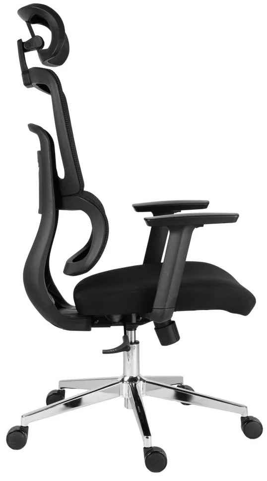 Kancelárska ergonomická stolička Neoseat GARY — čierna, nosnosť 150 kg