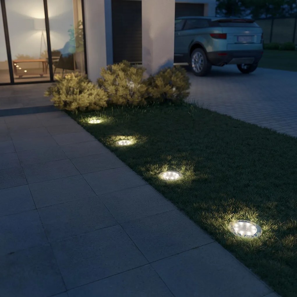 Záhradné solárne lampy SOLUX 4 ks