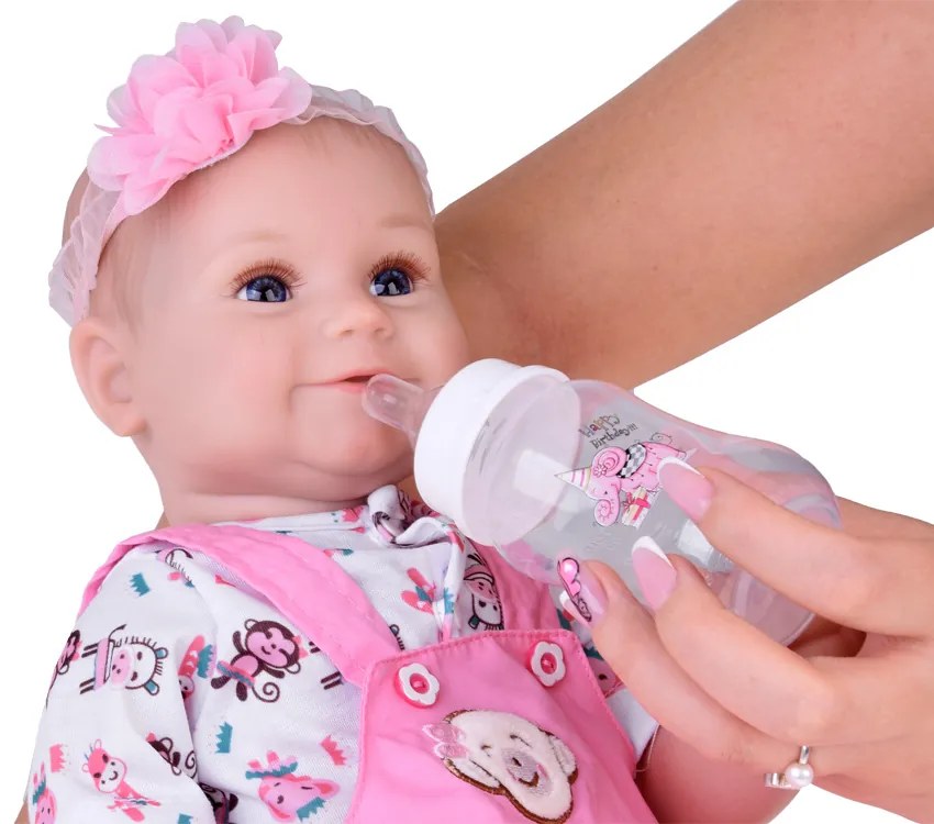 Bábika v ružovom overale s volánkom + doplnky JOKOMISIADA ZA5359