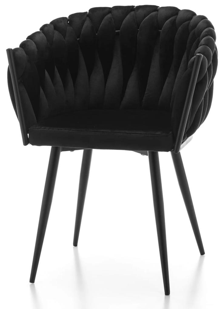 Jedálenská stolička latina čierna | jaks
