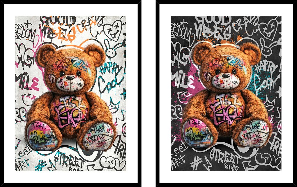 XXXLutz UMELECKÁ TLAČ, zvieratá, text, deti, 30/40 cm Monee - Obrazy - 0031370395