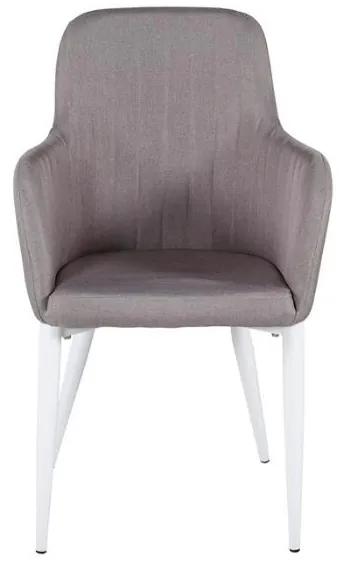 Comfort stolička sivá/biela