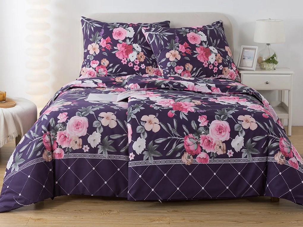 XPOSE® Bavlnené obliečky BOTANY na dve postele