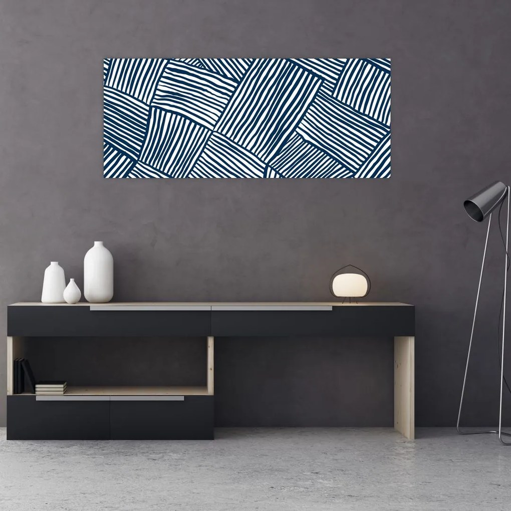 Obraz - 3D línia (120x50 cm)