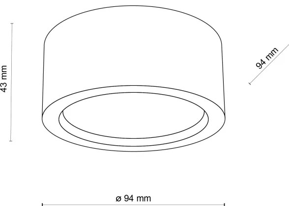 Bodové svietidlo EVE 1xGX53/11W/230V buk