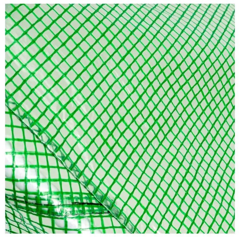 SUPPLIES Balkónový fóliovník, oceľový rám 140x70x200 cm - zelená farba