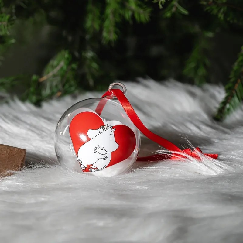 Vianočná ozdoba Moomin Heart 7cm