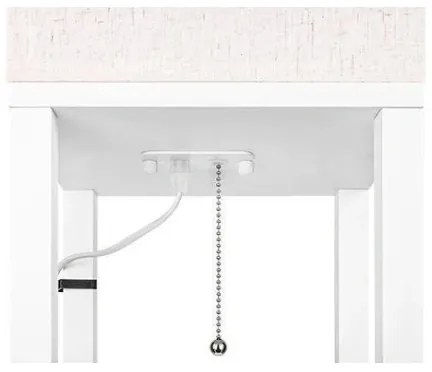 Stojacia lampa s poličkami 1xE27/60W/230V biela