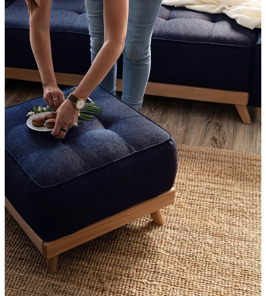 Námorníckymodrá podnožka Miuform Dazzling Daisy