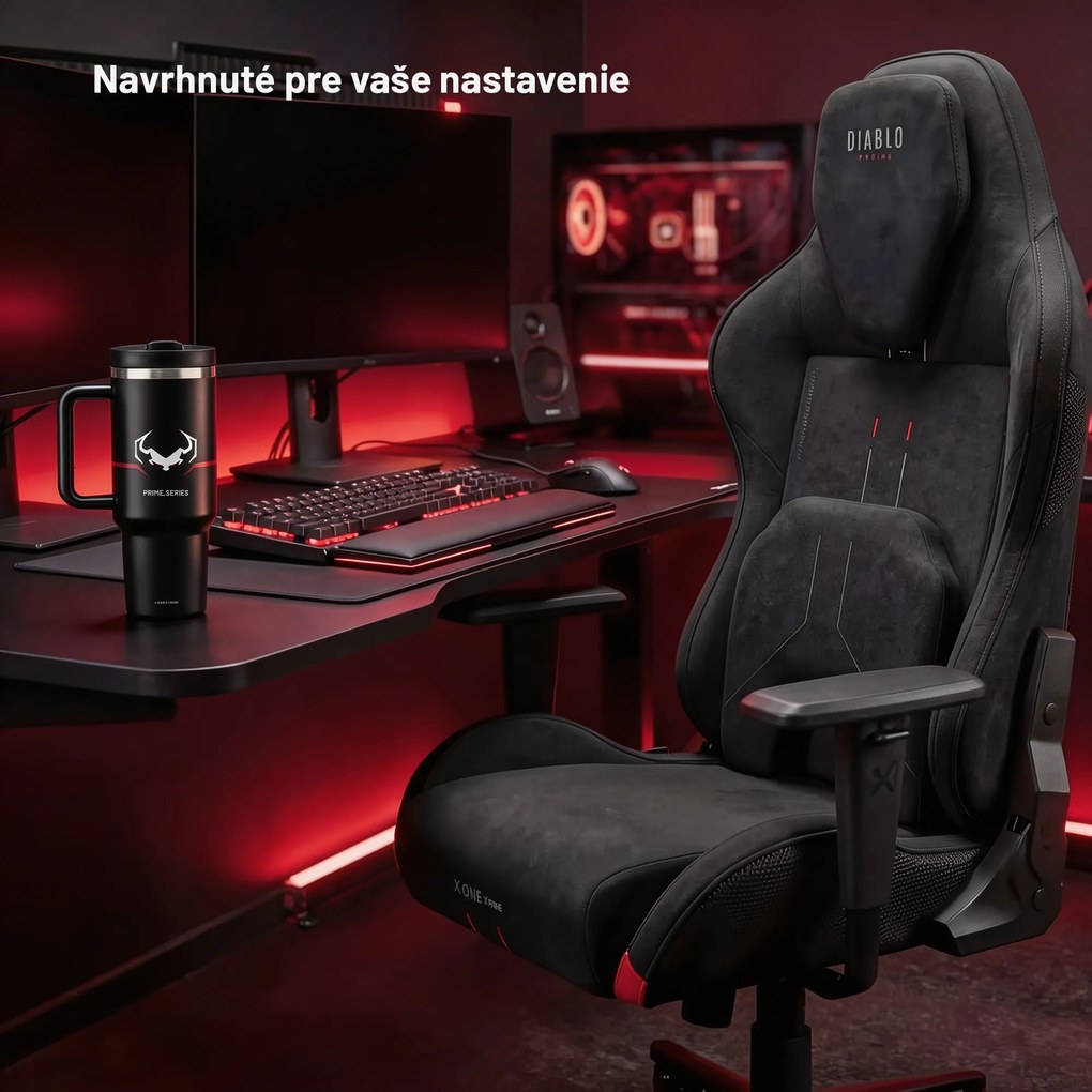 Termohrnček čierny: Diablo Chairs Burned Black