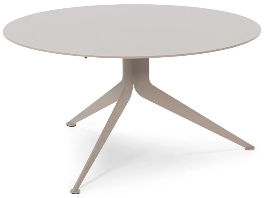 Taupe kovový okrúhly konferenčný stolík ø 76 cm Daley – Spinder Design