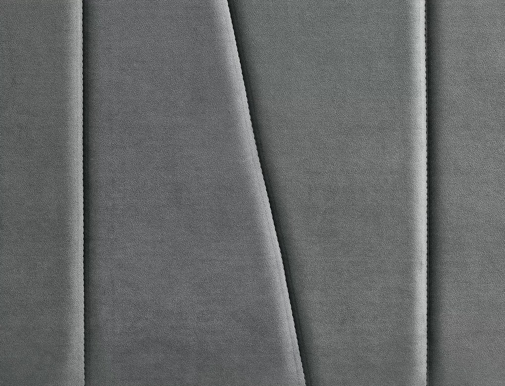 Čalouněná postel Savana Velvet 120x200 šedá