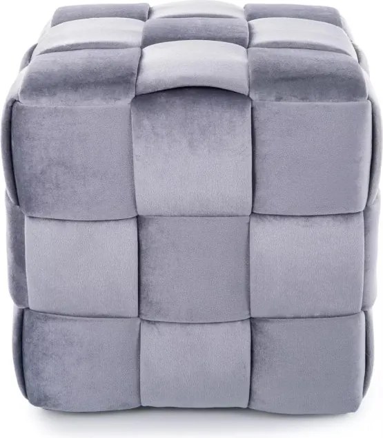 SI Casel Velvet taburetka sivý