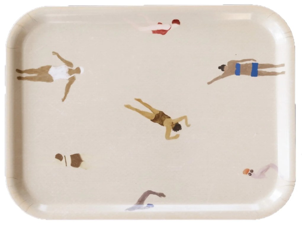 Fine Little Day Servírovací podnos Swimmers Sand 27 x 20 cm