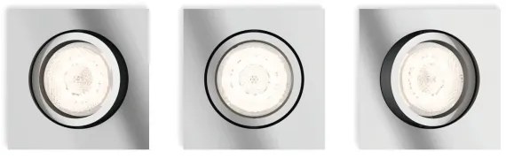 Philips  50393/11/P0 - SADA 3xLED Stmievateľné svietidlo SHELLBARK LED/4,5W/230V
