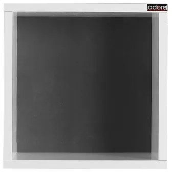 Nástenná polica 33x33 cm biela