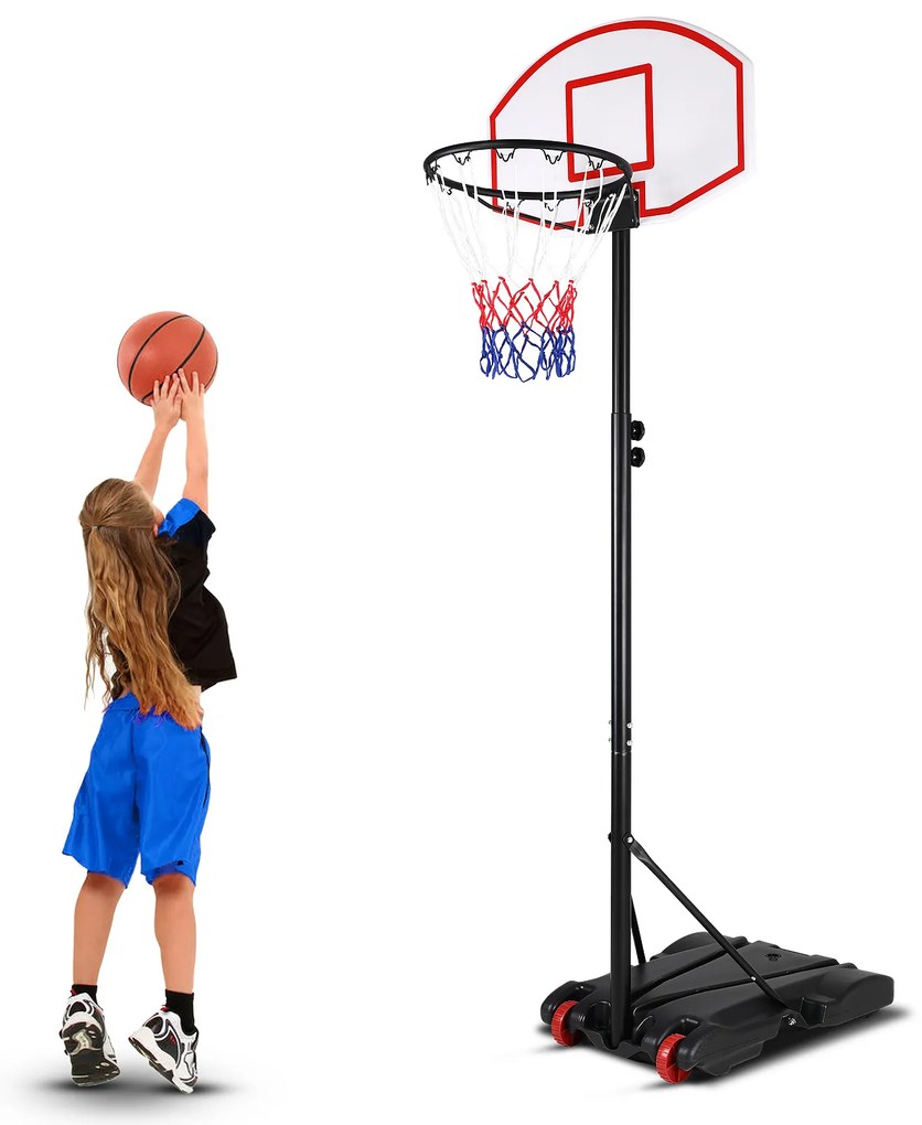 InternetovaZahrada Basketbalový kôš s kolieskami - 179-209 cm