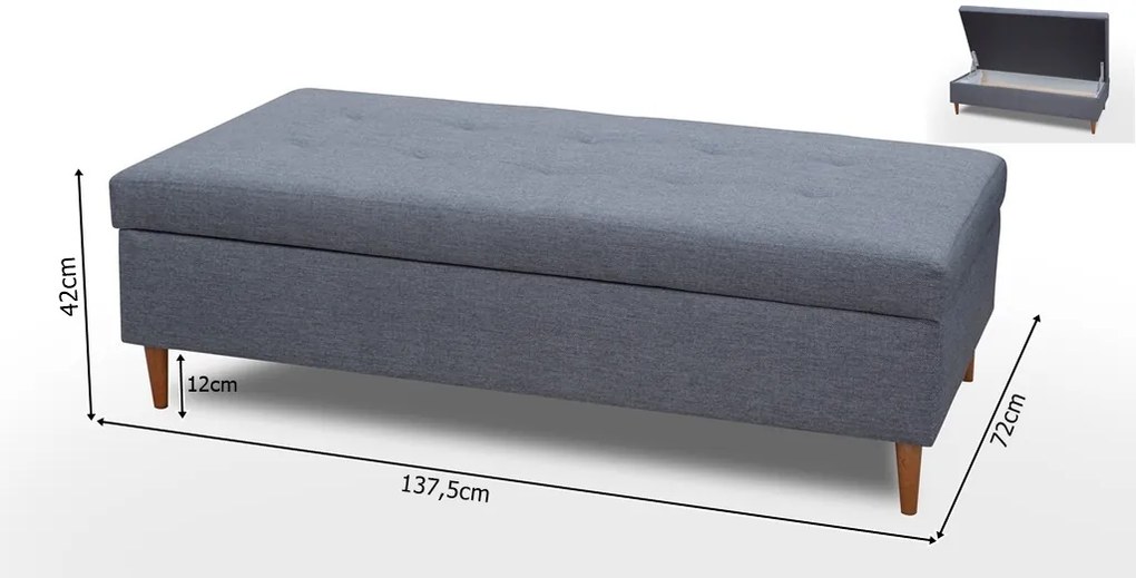 Taburetka Aurelio (sivá). Akcia -20%. Vlastná spoľahlivá doprava až k Vám domov. 1031829