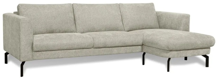 Svetlosivá rohová pohovka (pravý roh) Gomero – Scandic