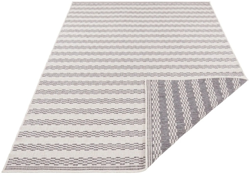 Mujkoberec Original Kusový koberec Mujkoberec Original Nora 103744 Silber, Creme – na von aj na doma - 80x150 cm