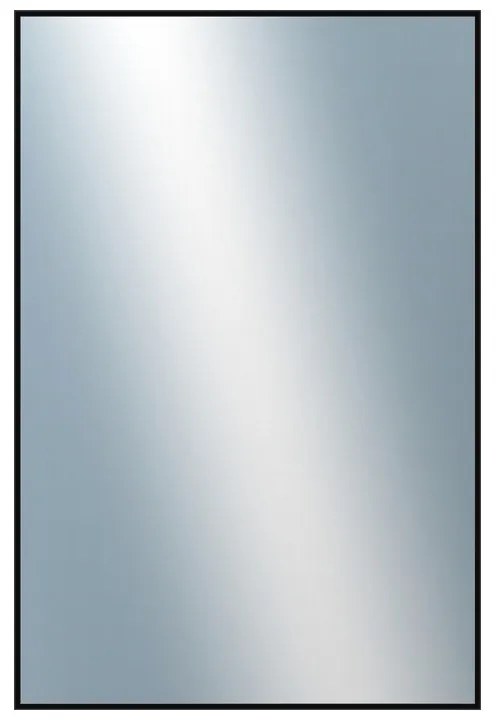 DANTIK - Zrkadlo v rámu, rozmer s rámom 80x160 cm z lišty Hliník čierna lesklá (7269016)